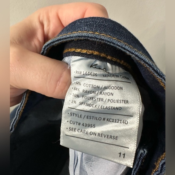 Kancan skinny jeans. Never worn. Size 11, which is basically size 12. - Picture 2 of 4